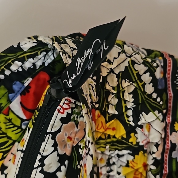 VERA BRADLEY Floral Poppy Field Quilted Emma Shoulder Bag - Picture 8 of 11